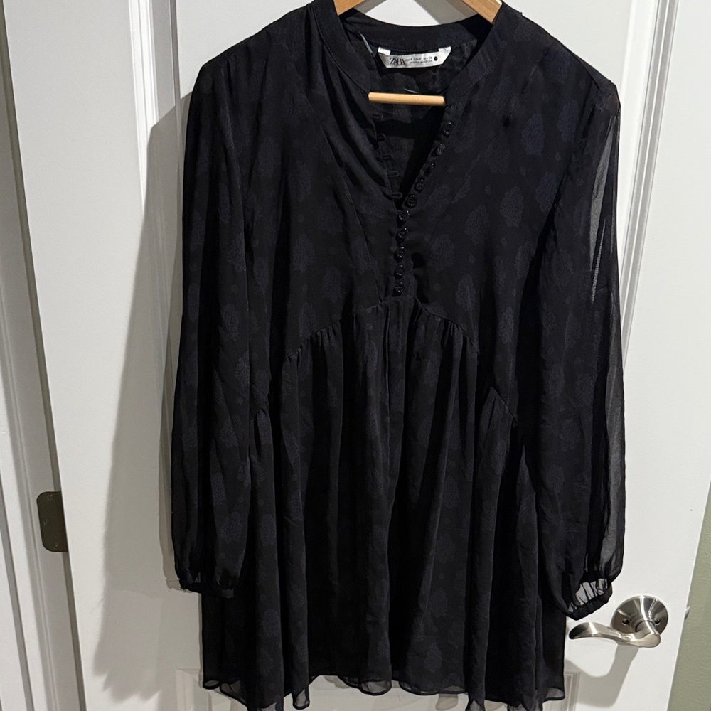 Elegant Black Women's Dress